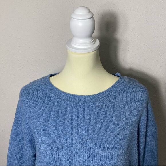 Ellen Tracy Long Sleeve Blue Pullover Crewneck Sweater Women's Size Small - Picture 11 of 16